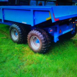 8 Ton Dump 14'x8'x18" sides on 400x60x15.5